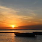 Sonnenuntergang am Balaclava Beach, Mauritius