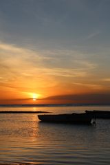 Sonnenuntergang am Balaclava Beach, Mauritius