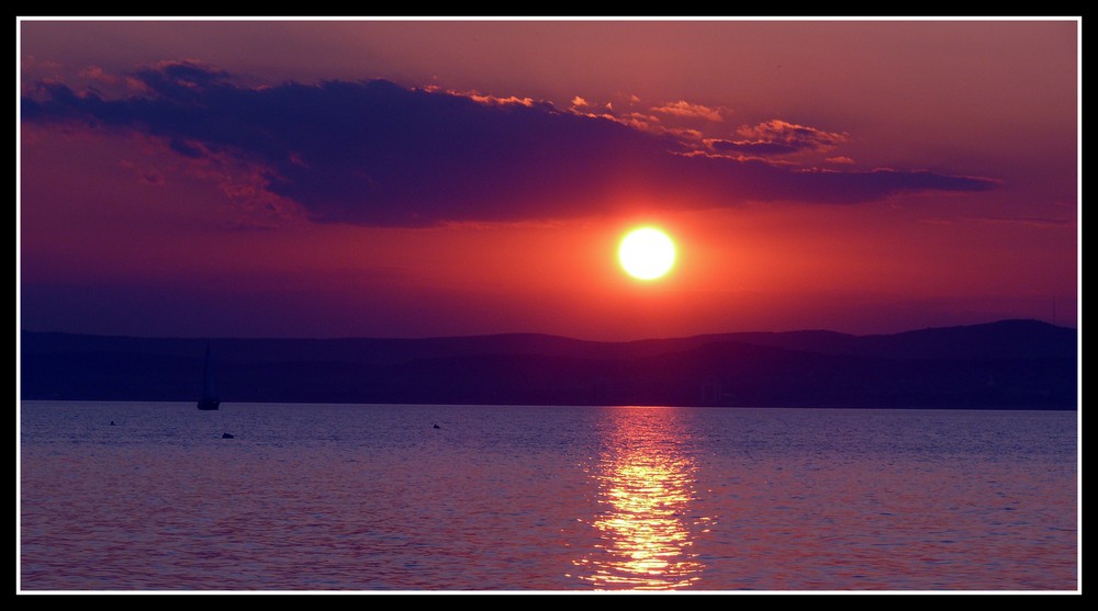 Sonnenuntergang am Balaton