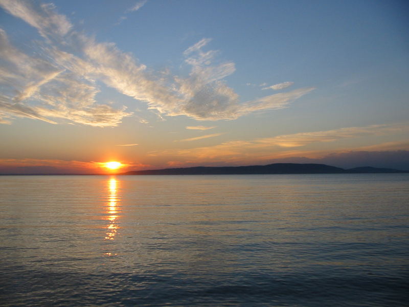 Sonnenuntergang am Balaton