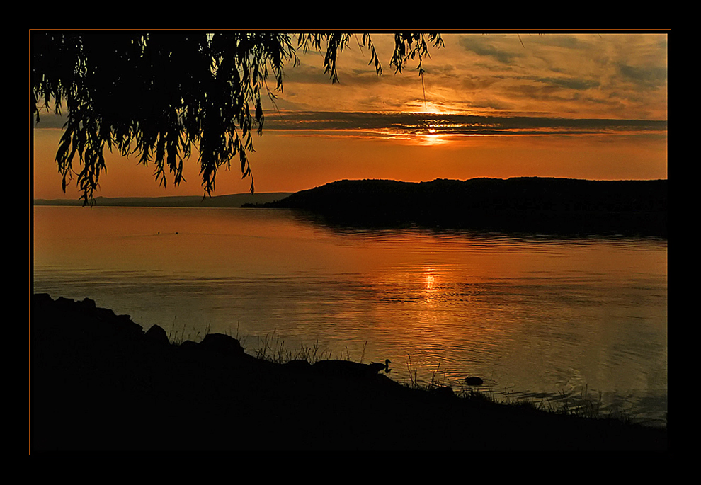 Sonnenuntergang am Balaton