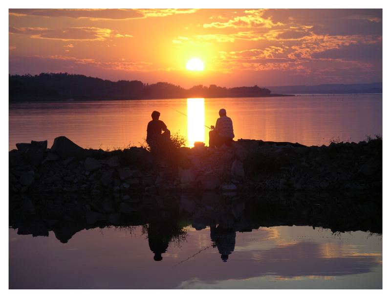 Sonnenuntergang am Balaton