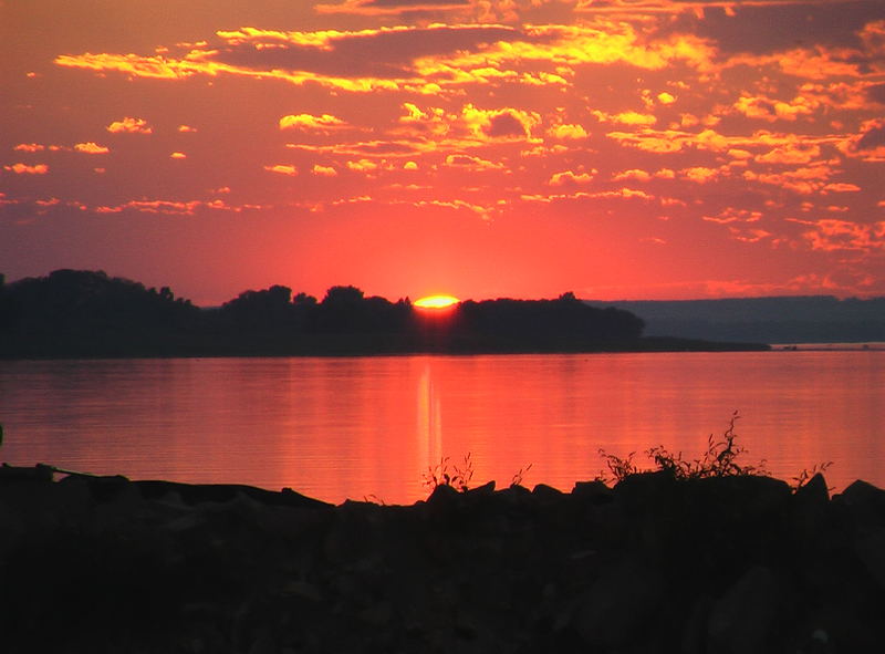 Sonnenuntergang am Balaton