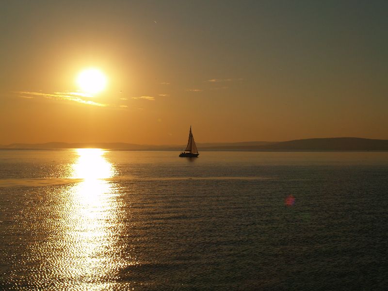 Sonnenuntergang am Balaton