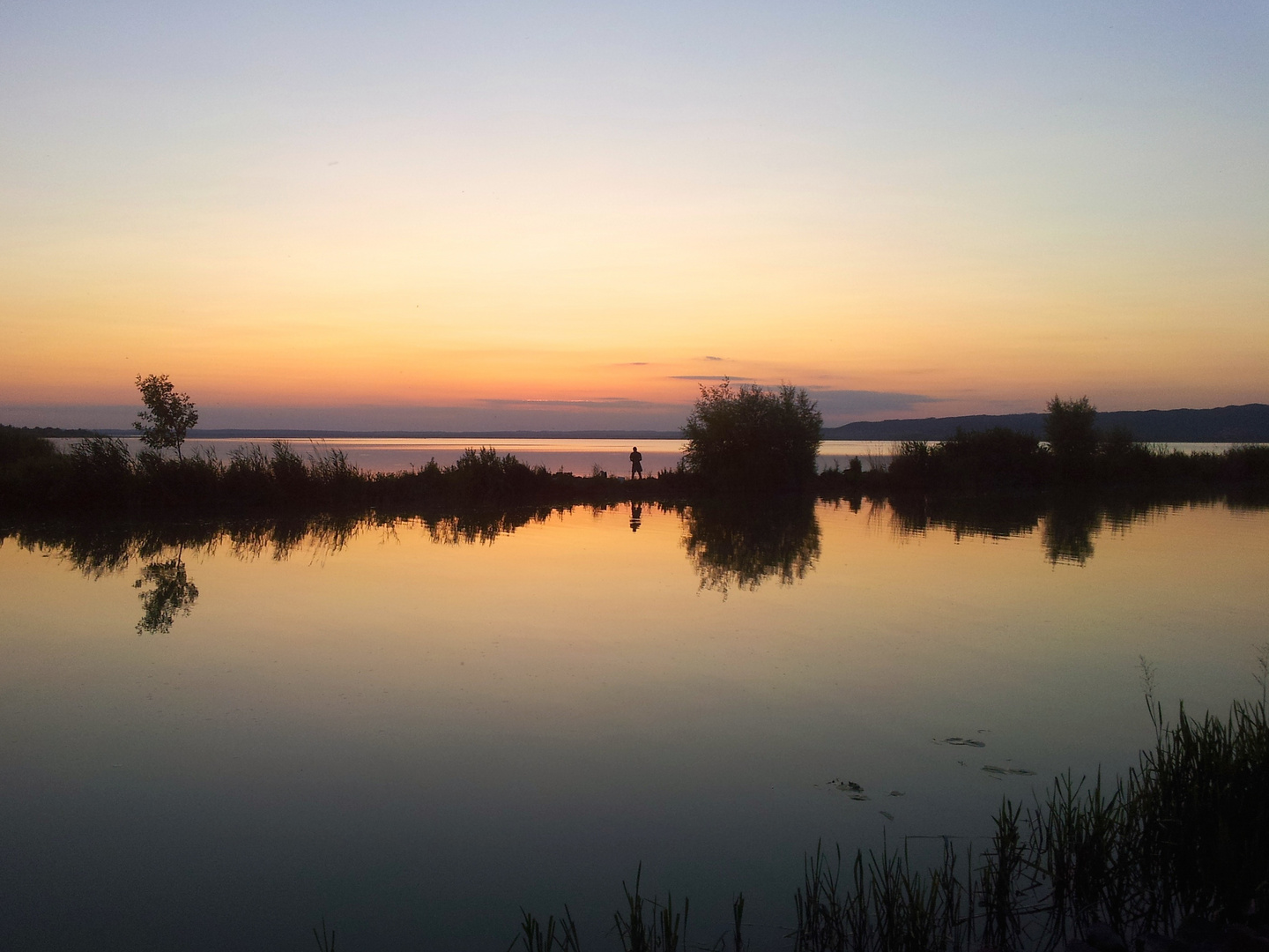 Sonnenuntergang am Balaton