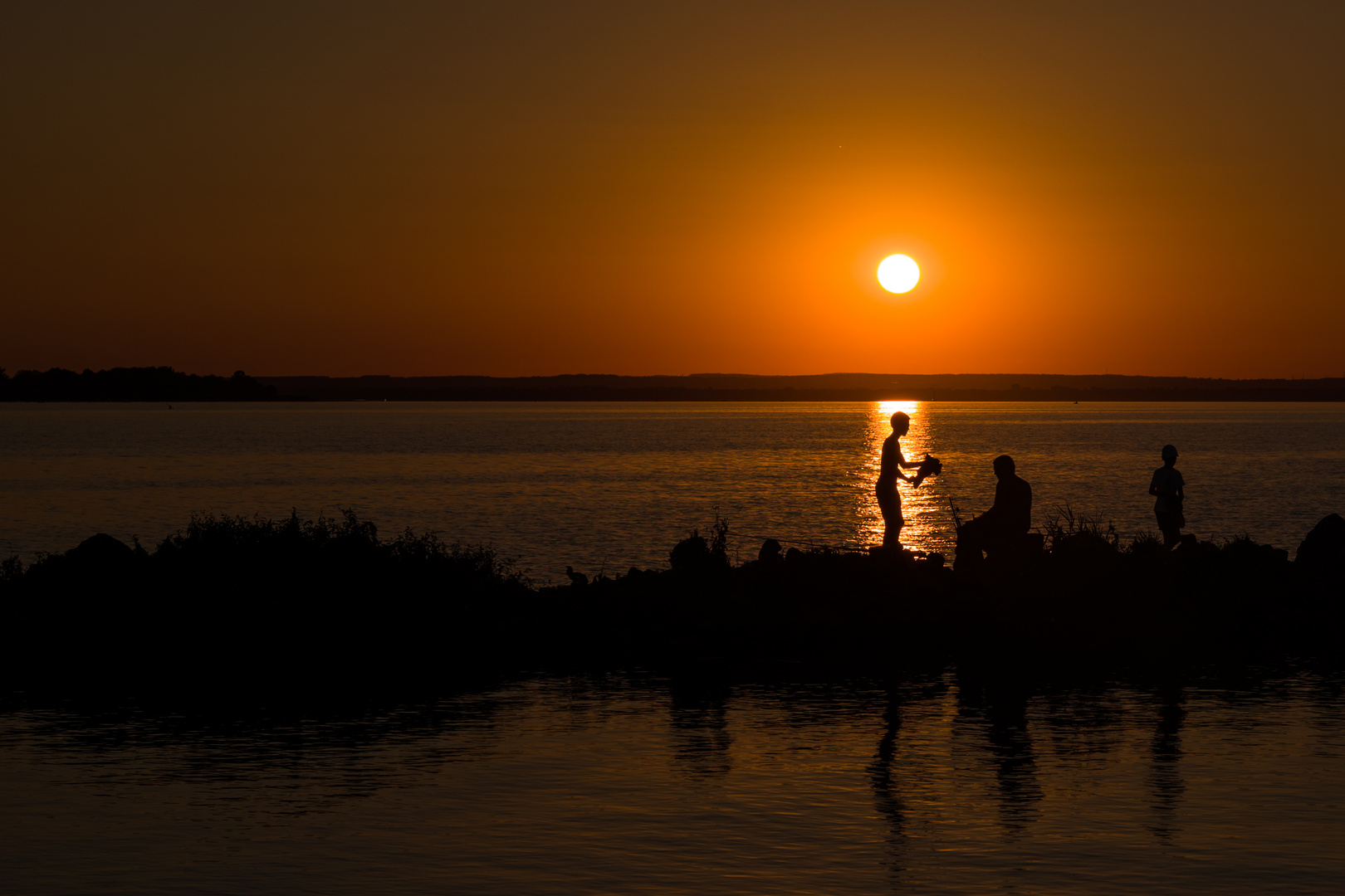 Sonnenuntergang am Balaton