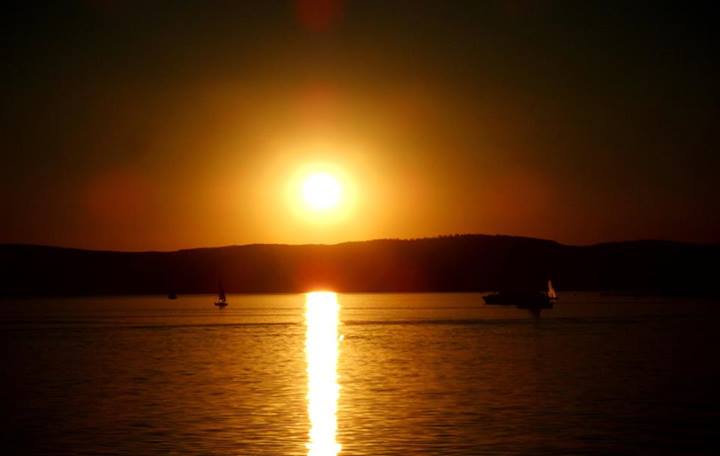 Sonnenuntergang am Balaton