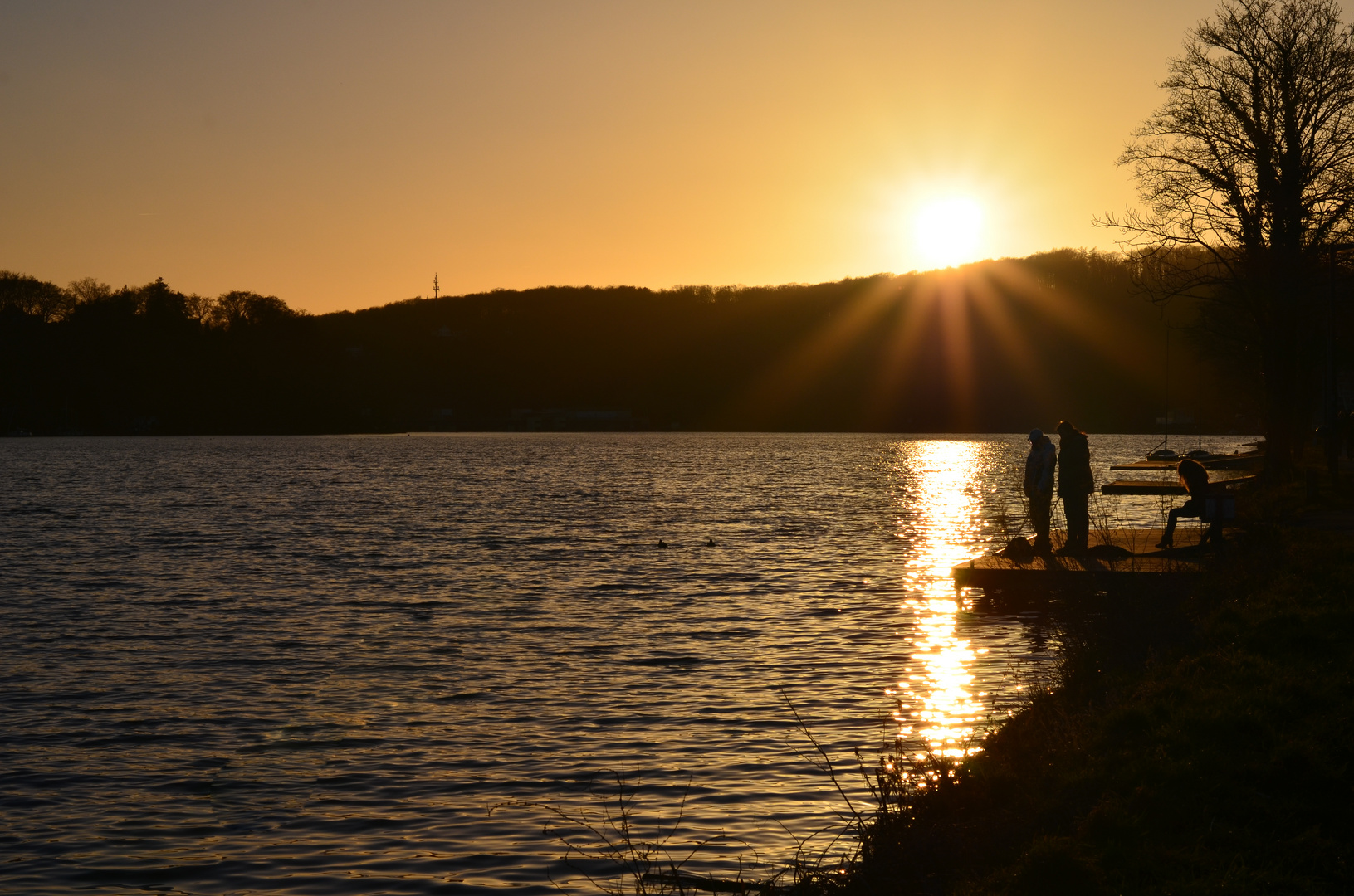 Sonnenuntergang am Baldeneysee