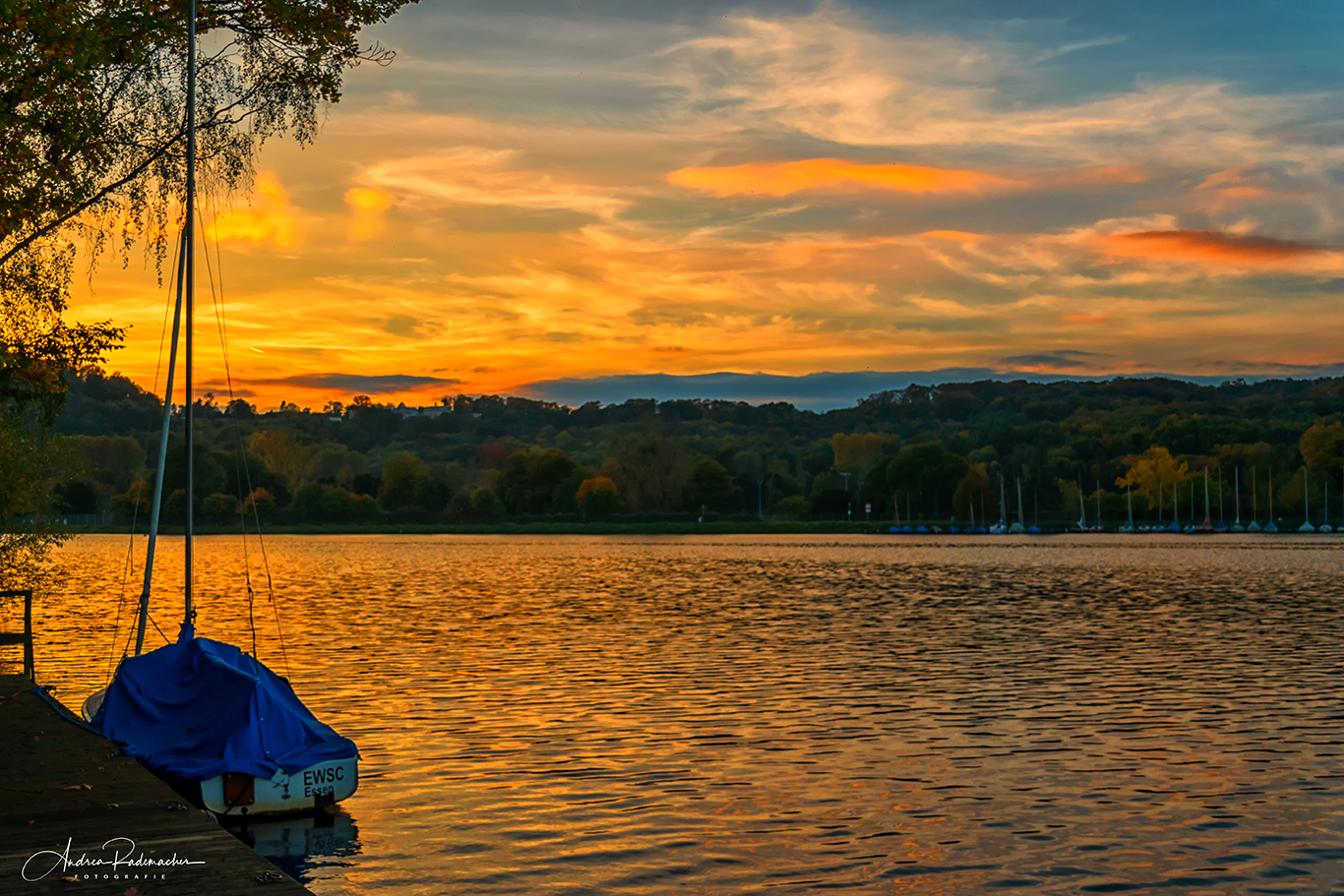 Sonnenuntergang am Baldeneysee