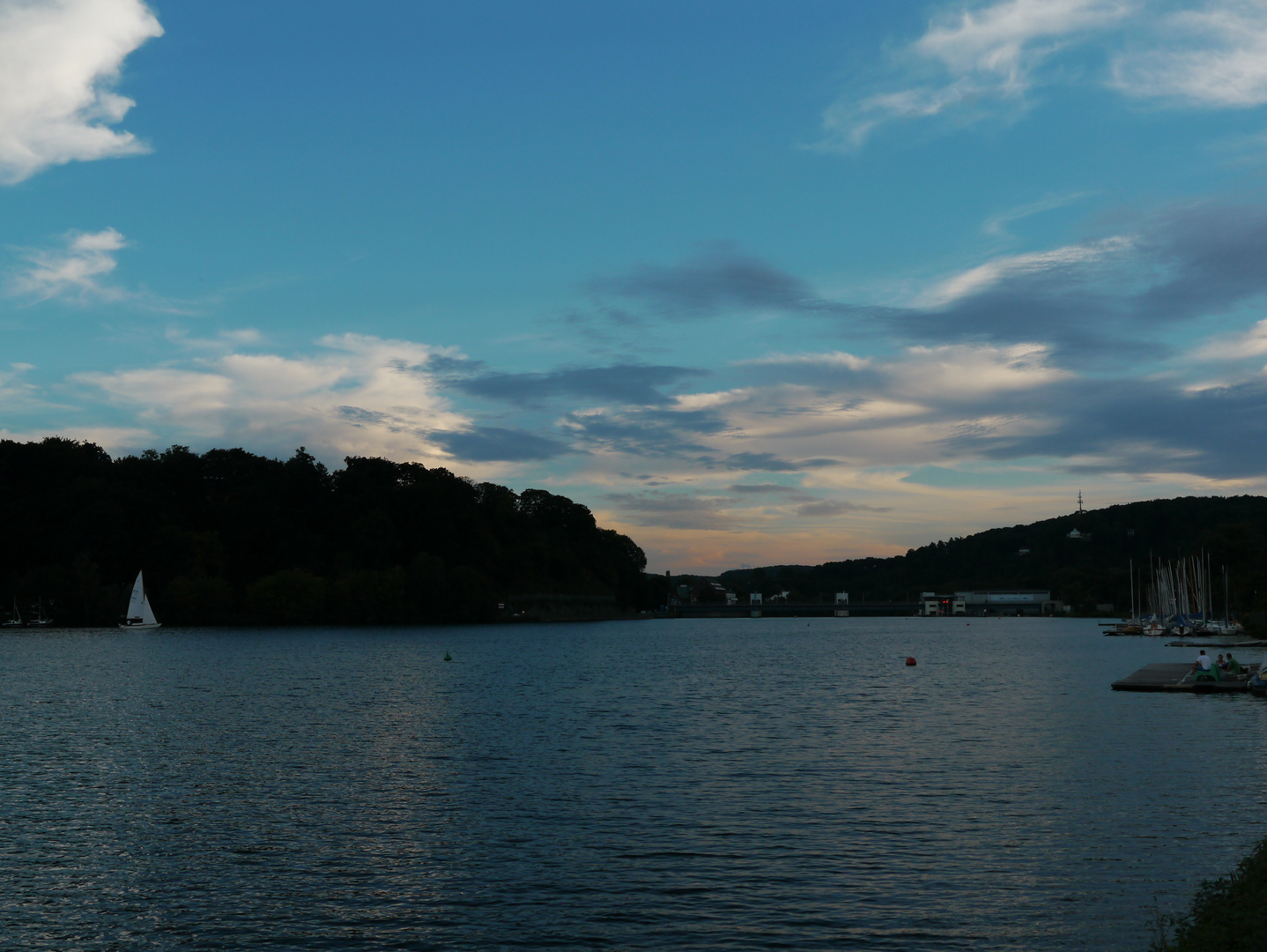 Sonnenuntergang am Baldeneysee