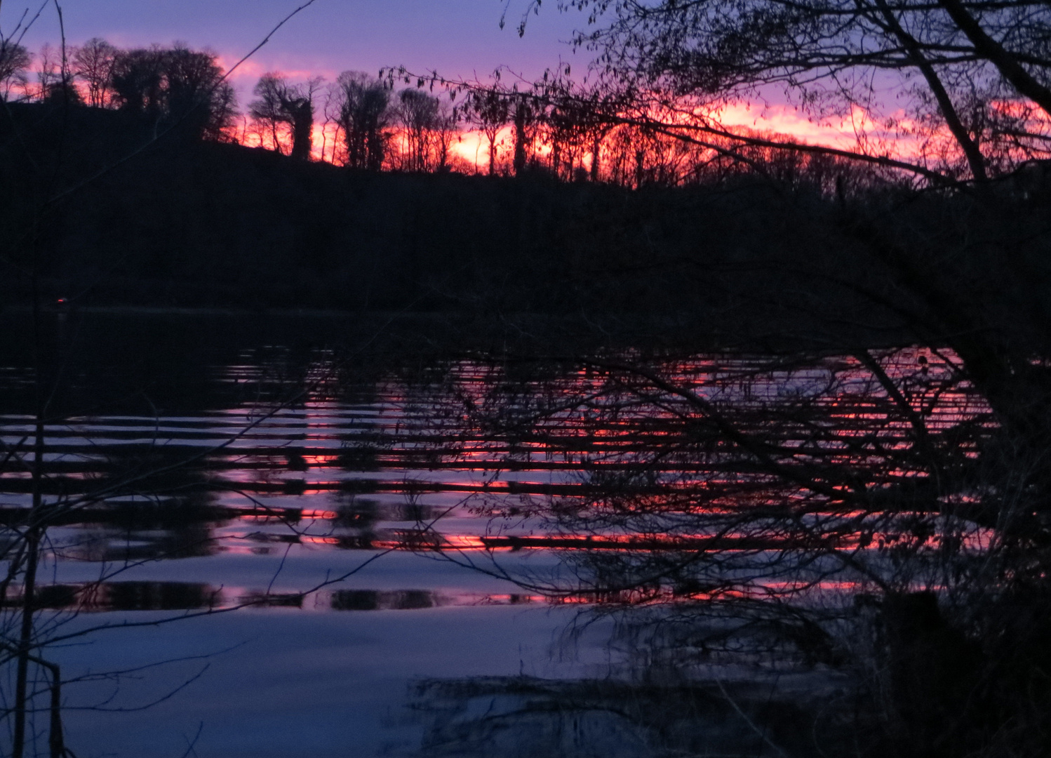 Sonnenuntergang am Baldeneysee