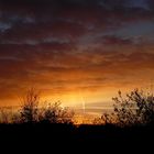 Sonnenuntergang am Balkon