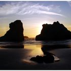 Sonnenuntergang am Bandon Beach