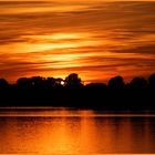 Sonnenuntergang am Bantersee