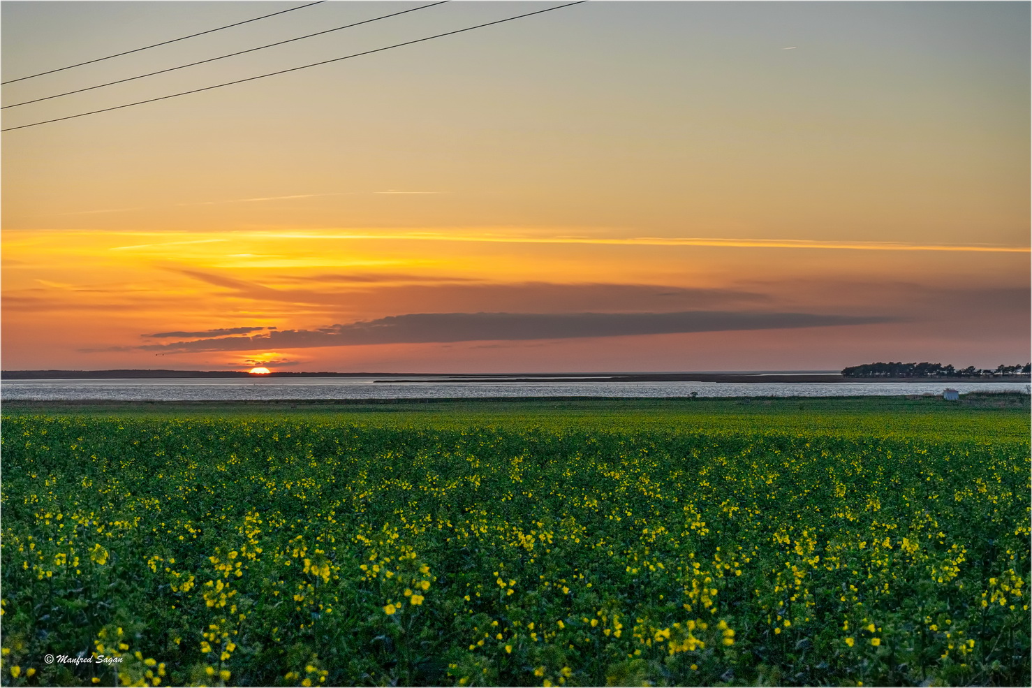 Sonnenuntergang am Barther Bodden... 