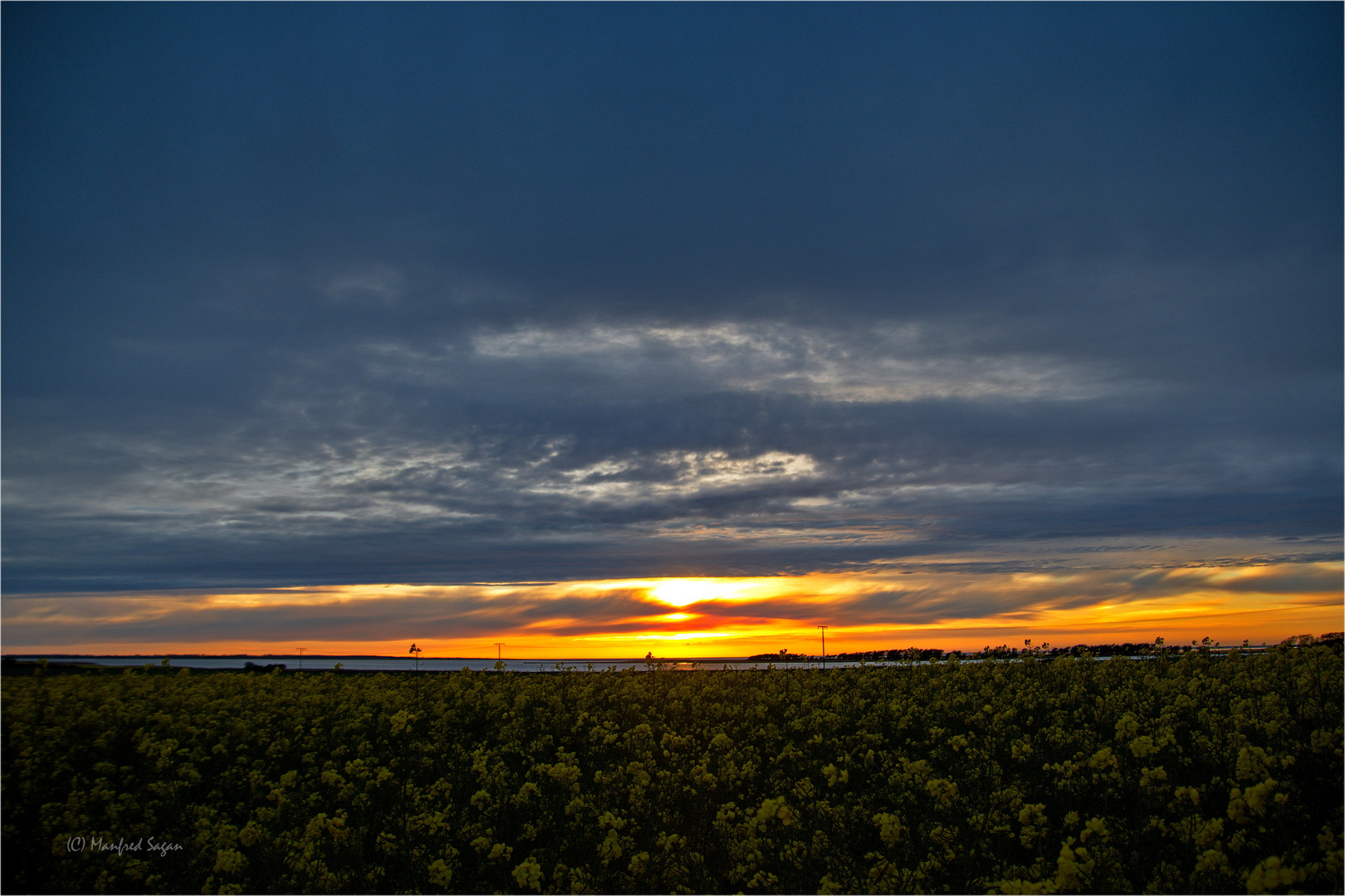 Sonnenuntergang am Barther Bodden... 