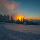 Sonnenuntergang am Berg