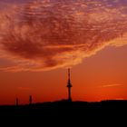 Sonnenuntergang am Berg