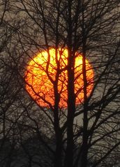 Sonnenuntergang am Berg