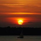 Sonnenuntergang am Berliner Wannsee