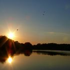 Sonnenuntergang am Bienrodersee