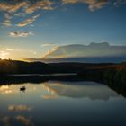 Sonnenuntergang am Biggesee