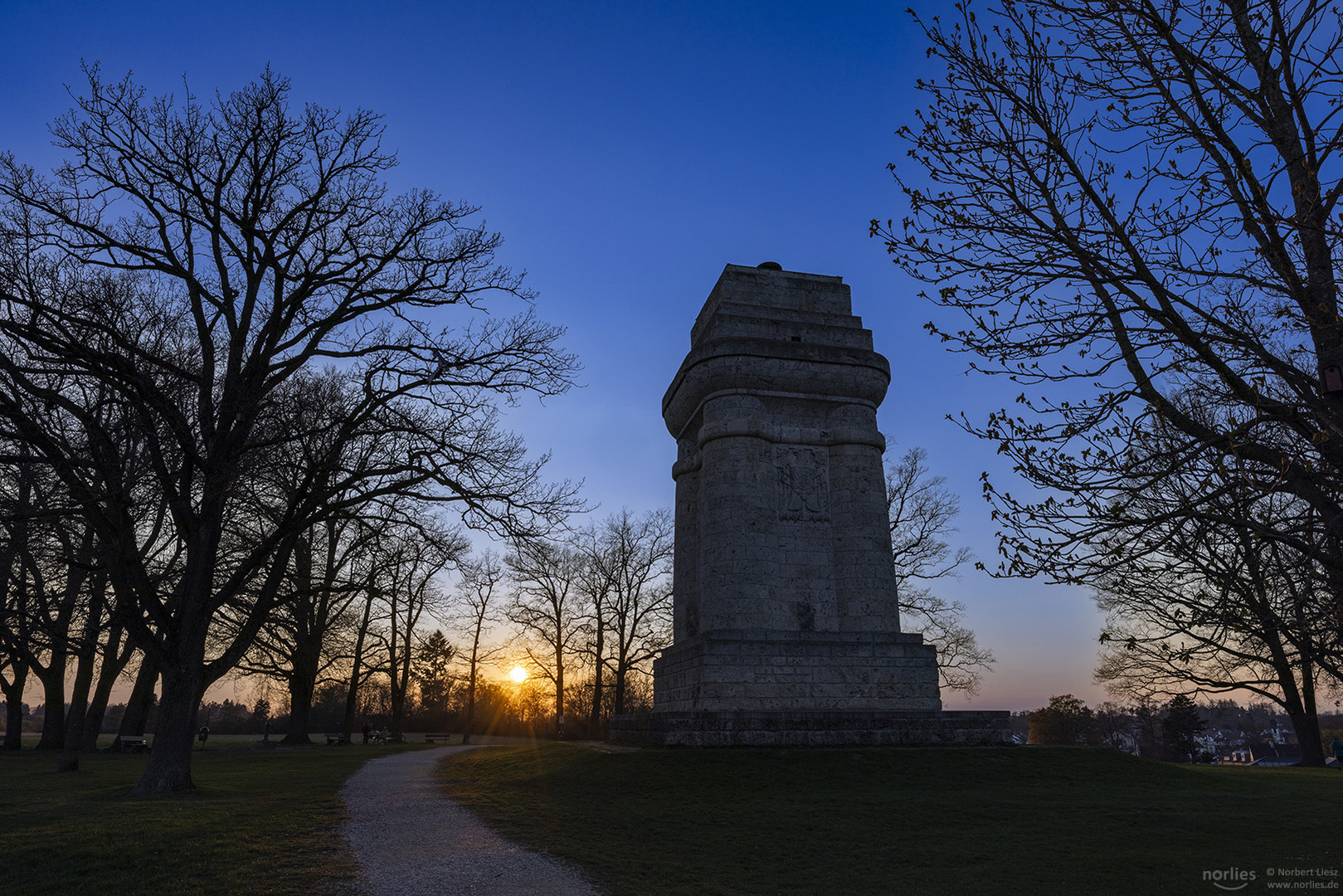 Sonnenuntergang am Bismarckturm