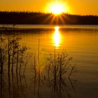 Sonnenuntergang am Blausteinsee