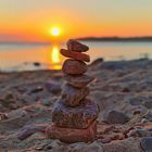 Sonnenuntergang am Bodden