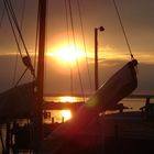 Sonnenuntergang am Bodden