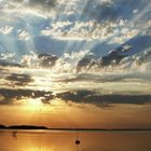 Sonnenuntergang am Bodden