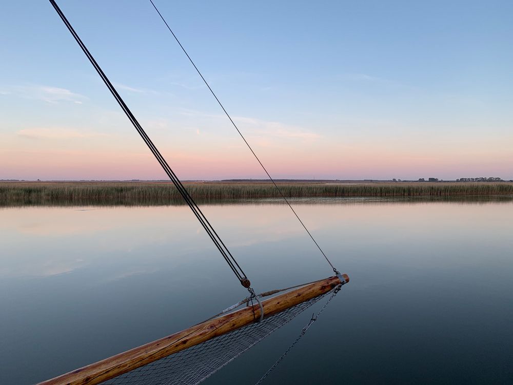 Sonnenuntergang am Bodden