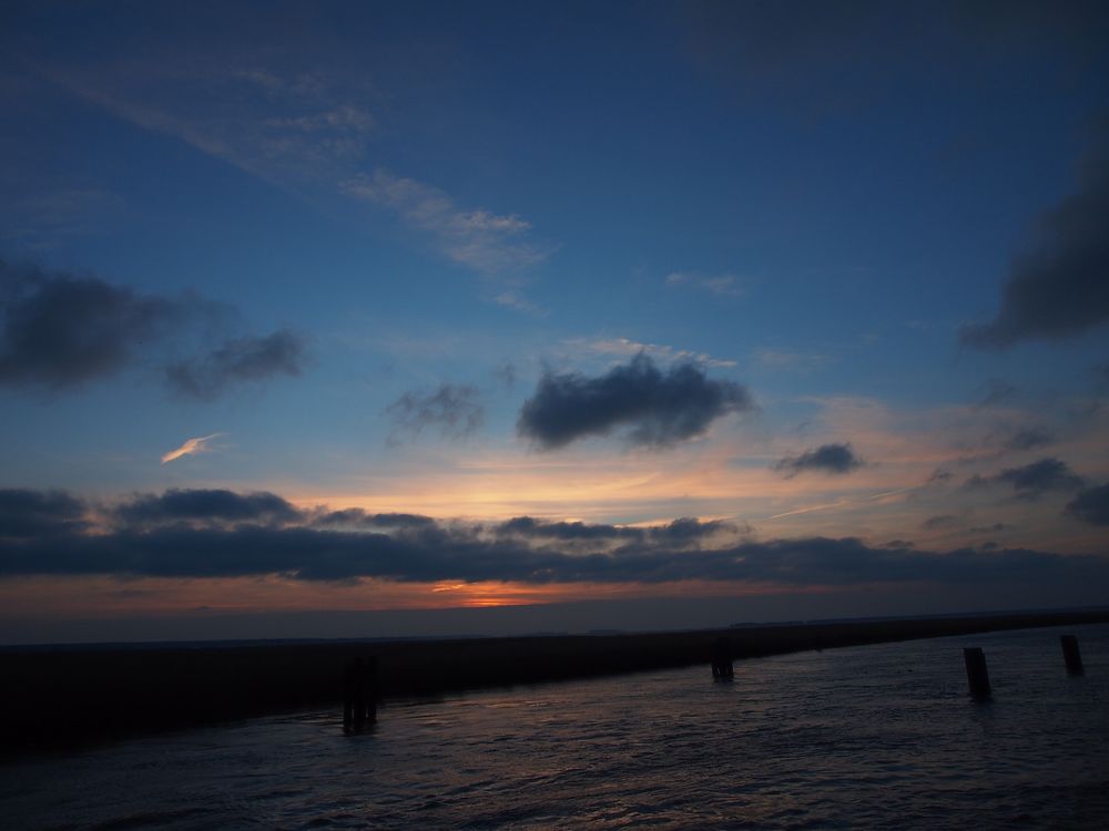 Sonnenuntergang am Bodden bei Zingst II