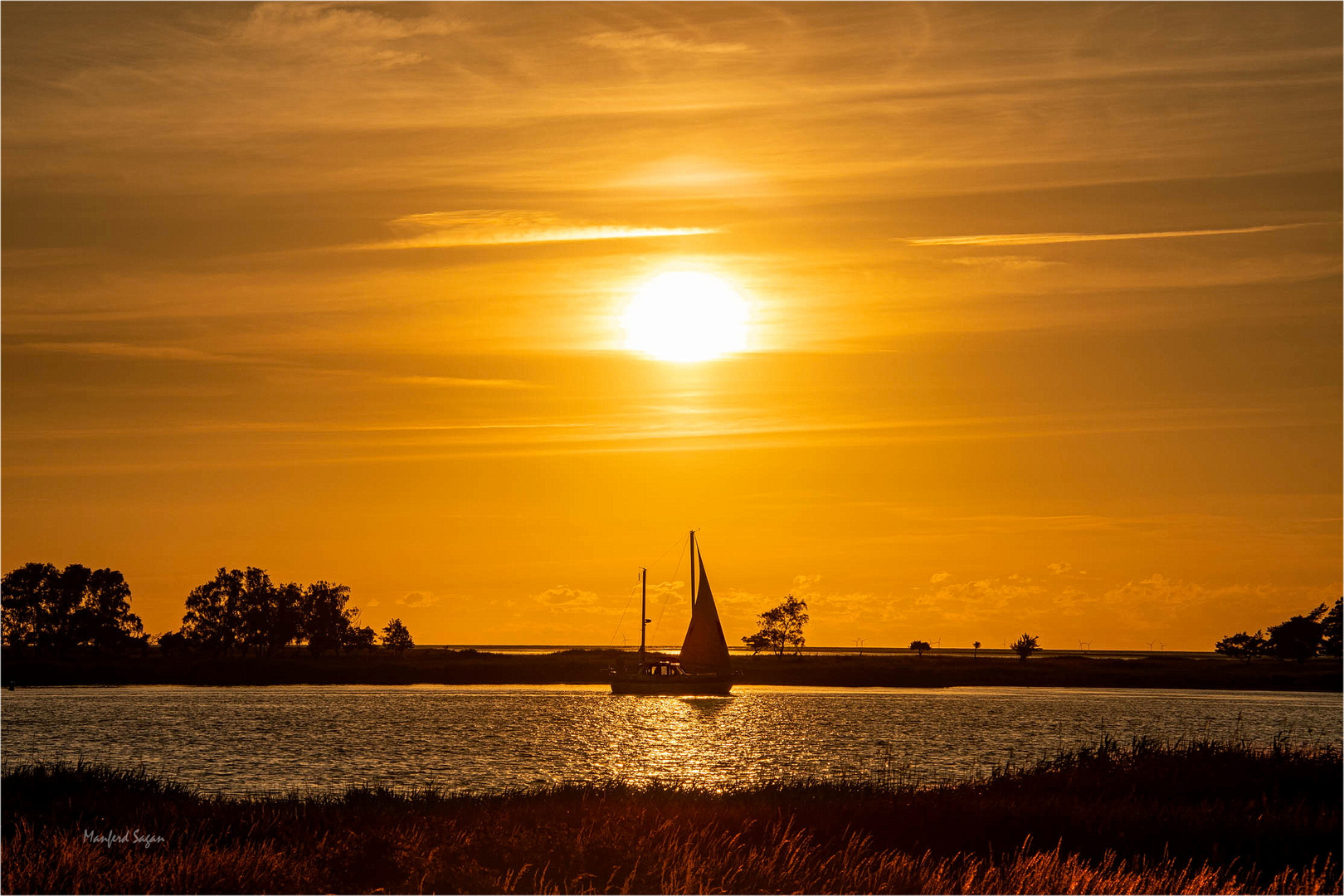 Sonnenuntergang am Bodden... 