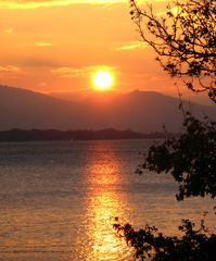 Sonnenuntergang am Bodensee