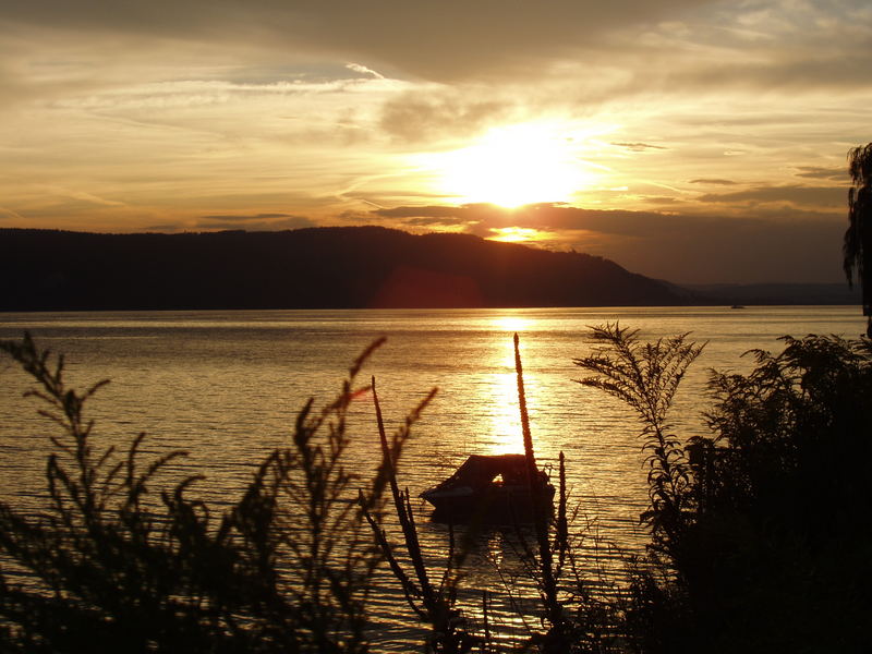 Sonnenuntergang am Bodensee