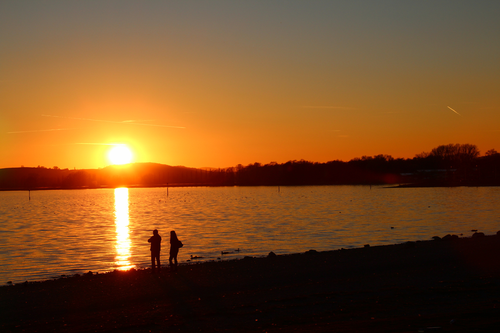 Sonnenuntergang am Bodensee