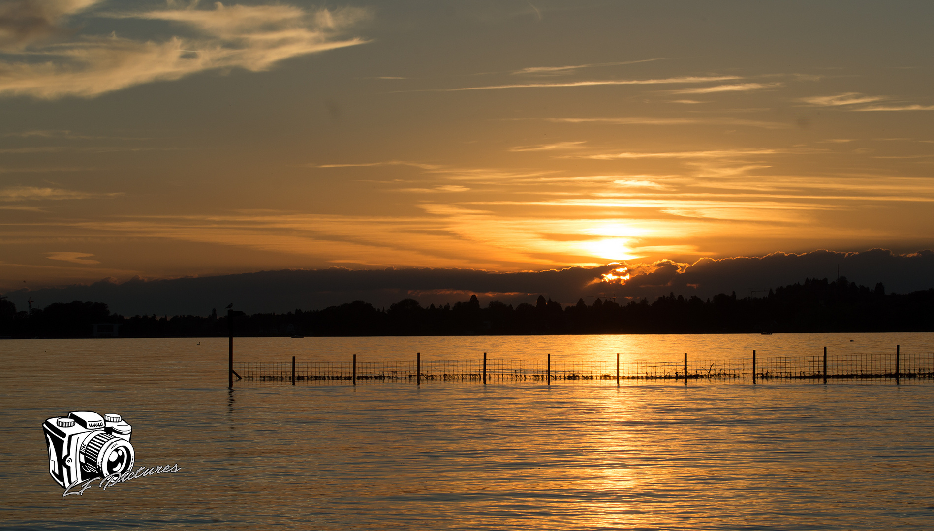 Sonnenuntergang am Bodensee