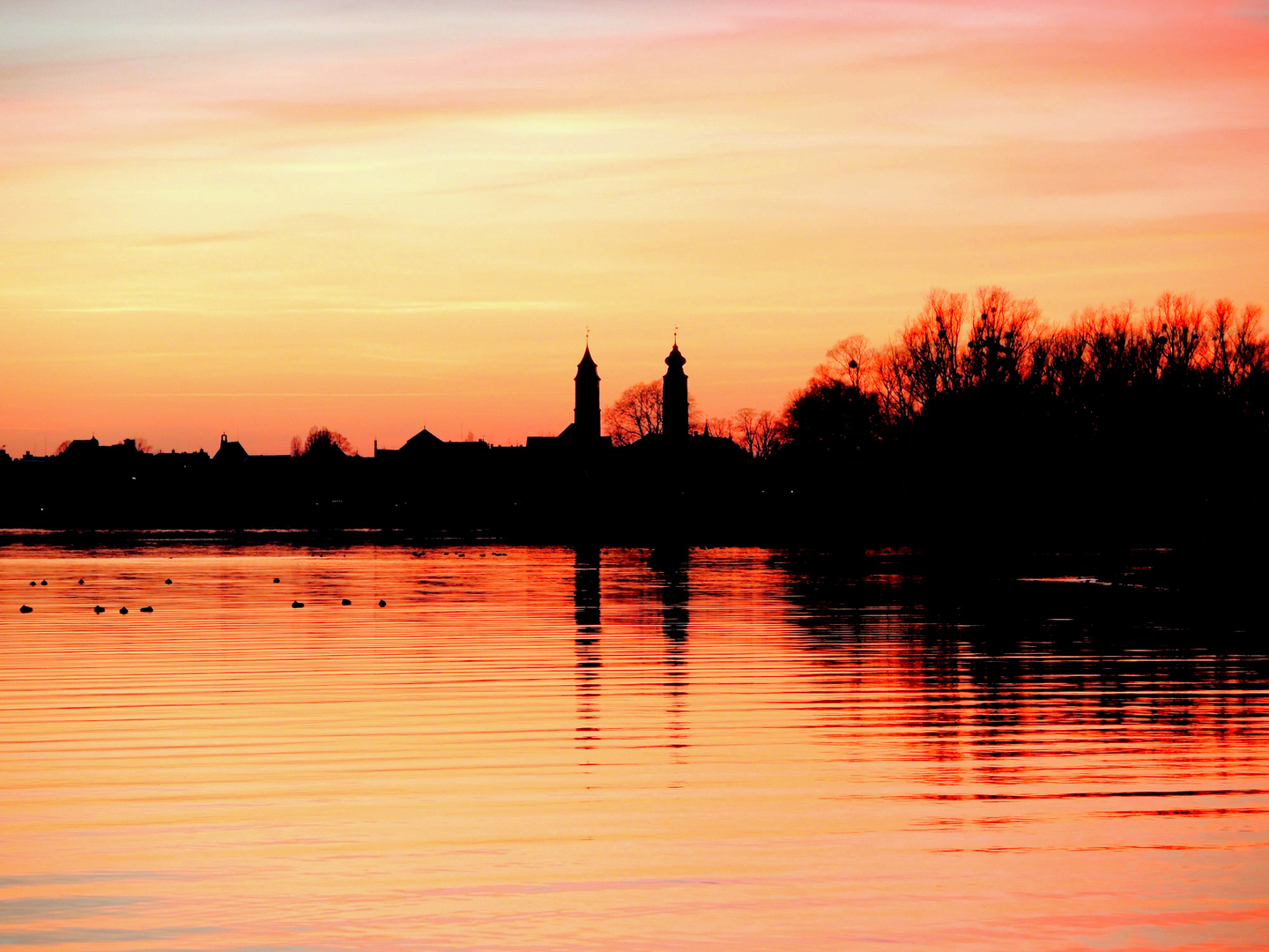 Sonnenuntergang am Bodensee