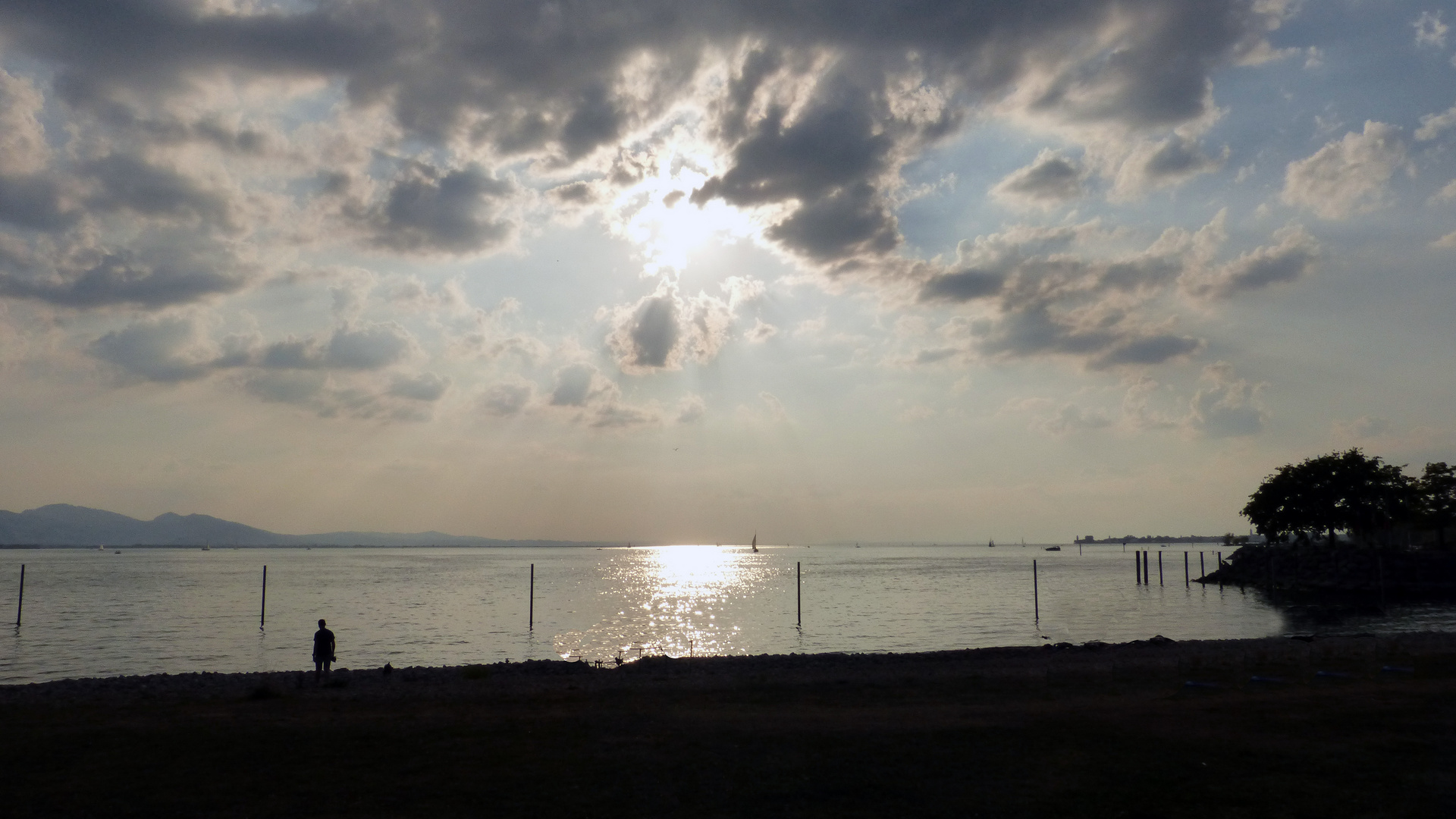 Sonnenuntergang am Bodensee