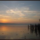 + Sonnenuntergang am Bodensee +