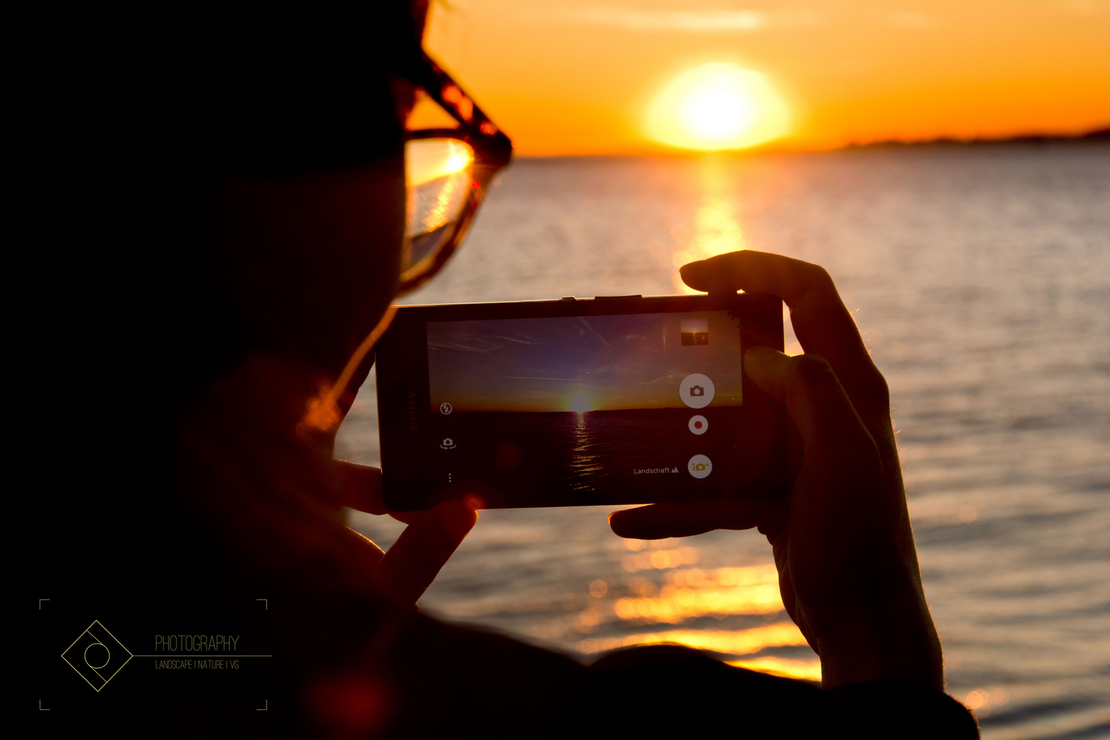 Sonnenuntergang am Bodensee 