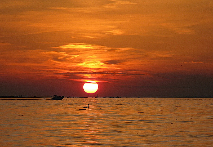 Sonnenuntergang am Bodensee