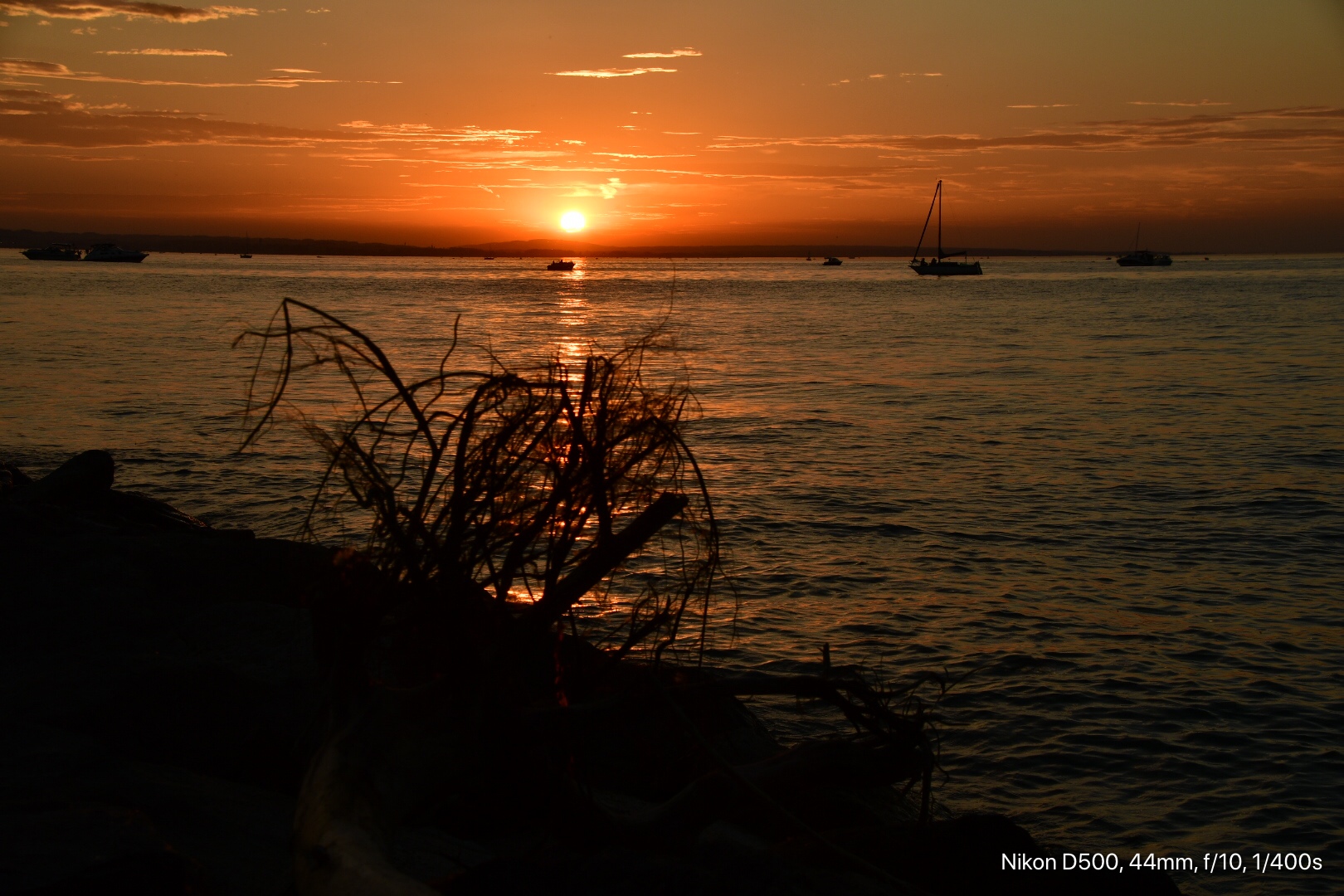 Sonnenuntergang am Bodensee