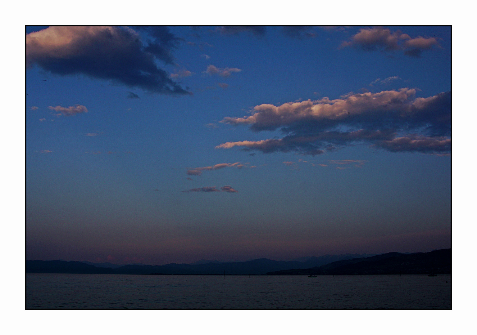 Sonnenuntergang am Bodensee