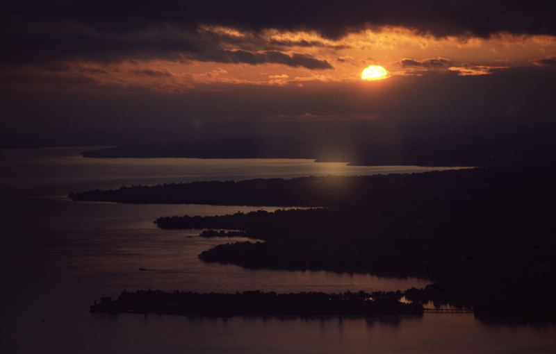 Sonnenuntergang am Bodensee