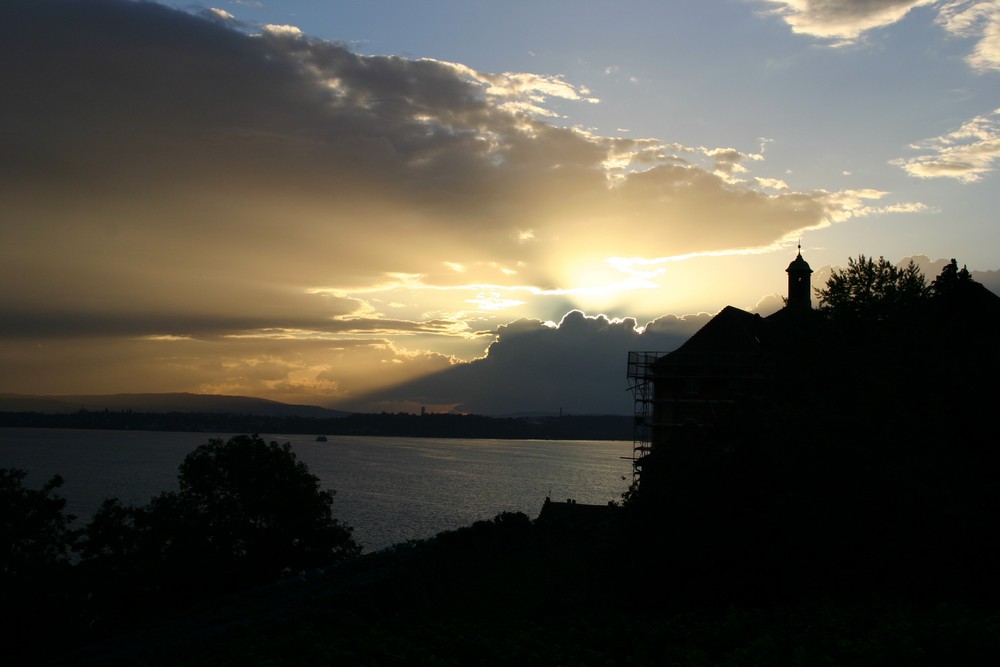 Sonnenuntergang am Bodensee