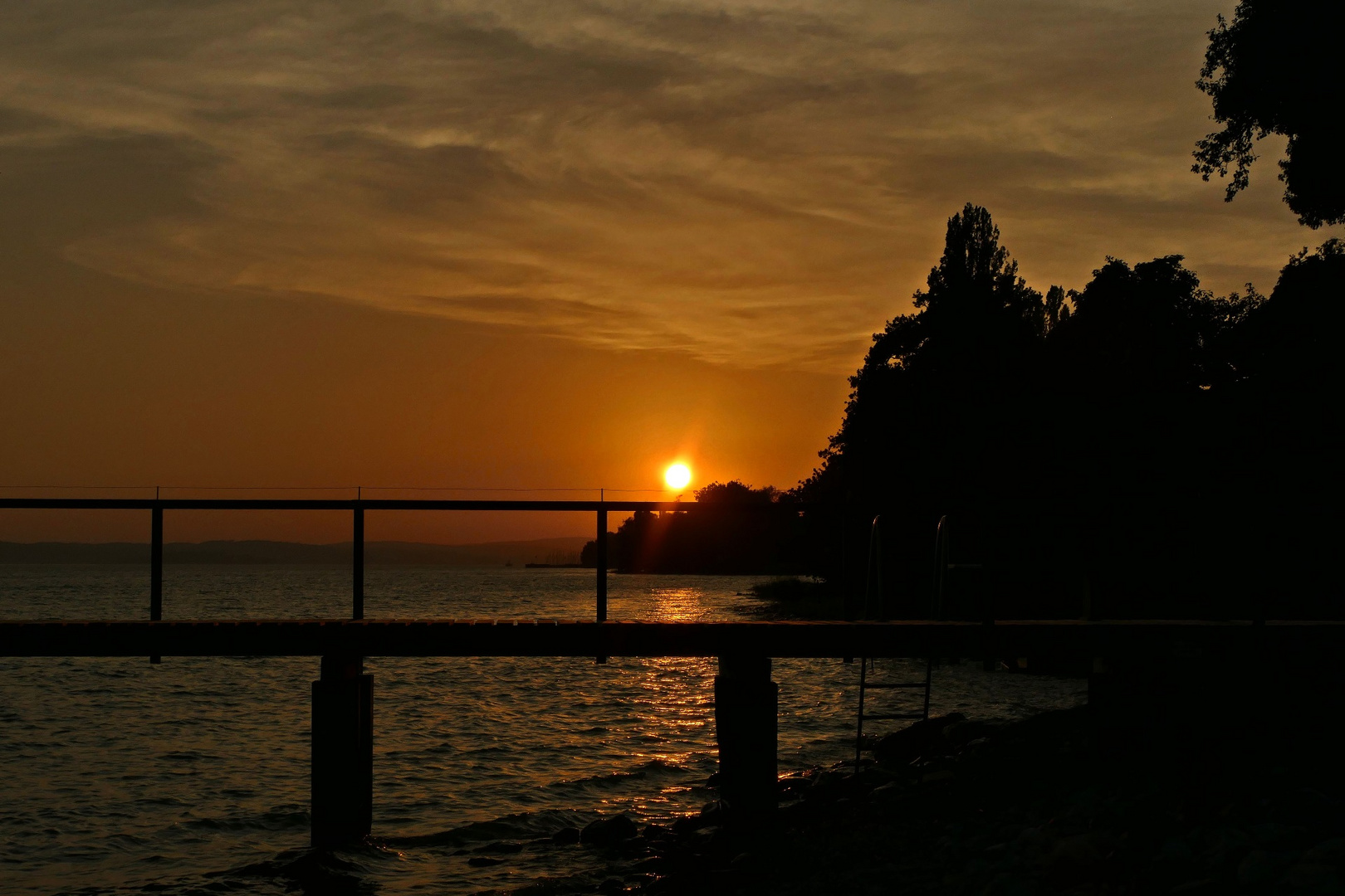 Sonnenuntergang am Bodensee (2)