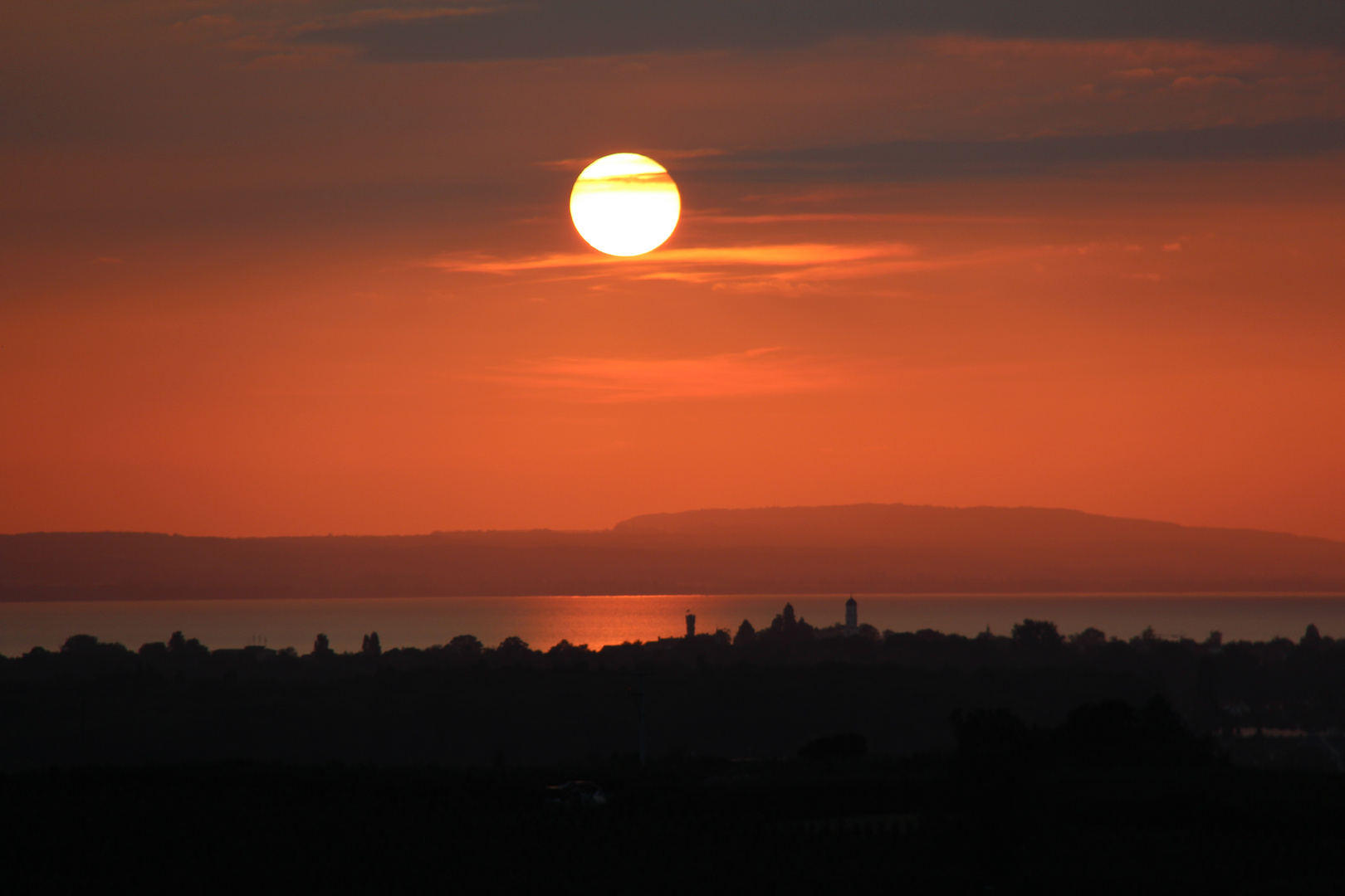 Sonnenuntergang am Bodensee