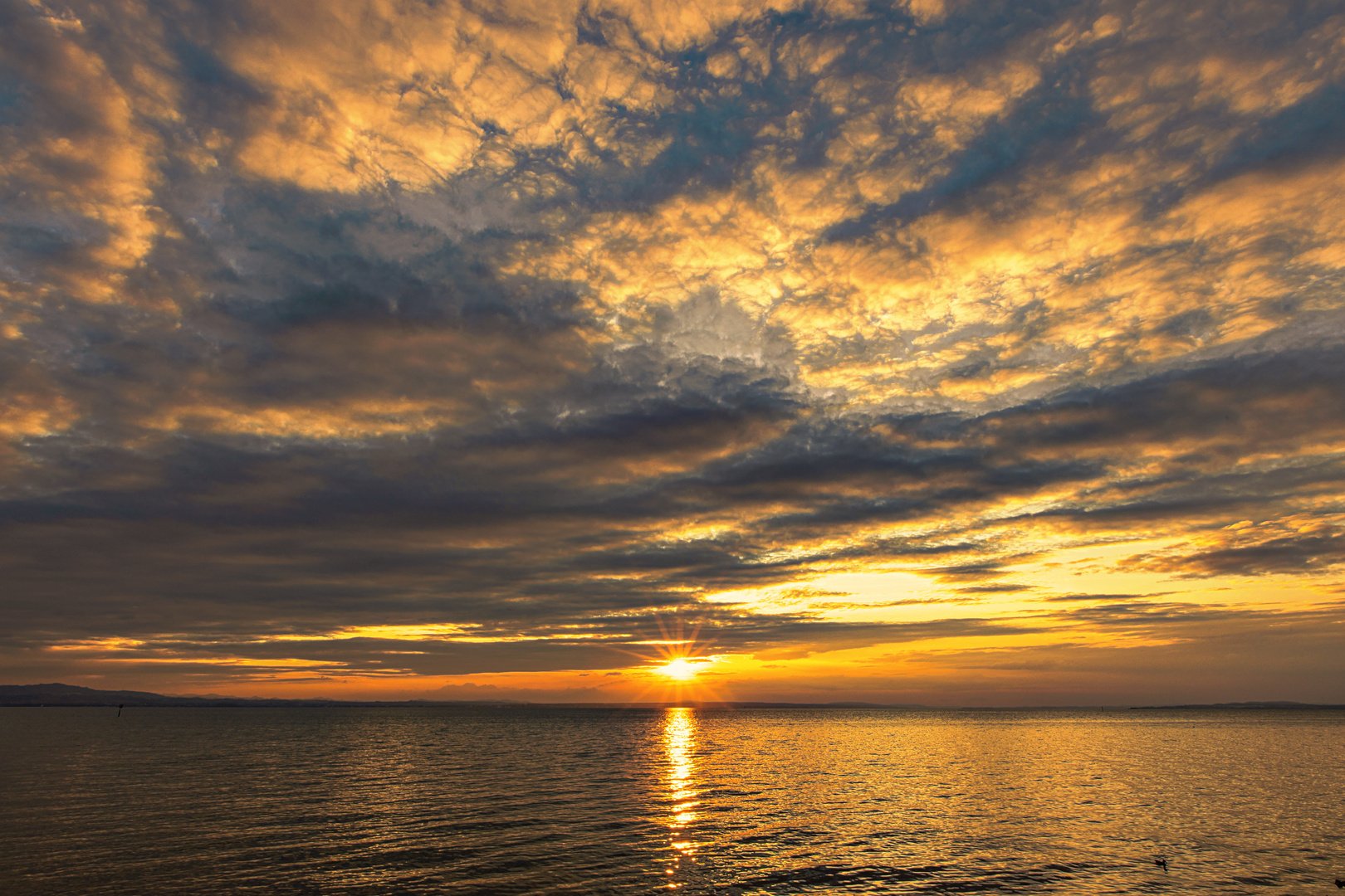 Sonnenuntergang am Bodensee